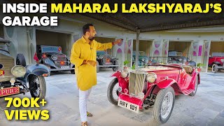 Inside Maharaj Kumar Sahib Lakshyarajs Garage  Garages of the Rich and Famous  EP01 [upl. by Ahsocin]