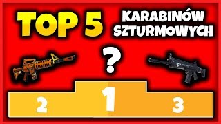 TOP 5 Karabinów Szturmowych  Fortnite Ratowanie Świata [upl. by Eislek]