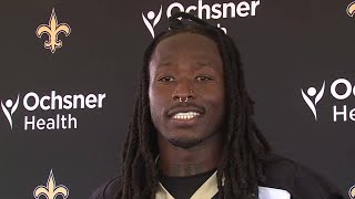 Alvin Kamara interview [upl. by Inaoj]