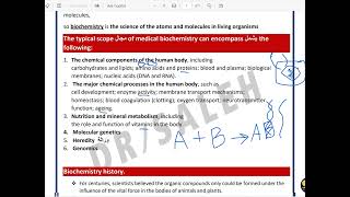 lecture 1 biochemistry introduction amp metabolism [upl. by Iamhaj]