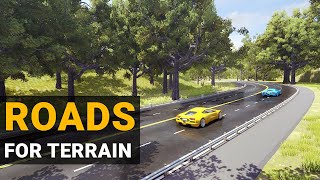 How to Create Road Tracks Using Road Architect in Unity [upl. by Shulem]