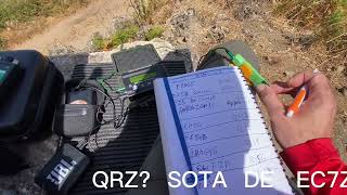 SOTA FMCWQRP RIG FT270 amp QMX QRP labs [upl. by Einama]