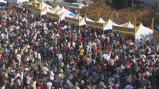 餃子祭り２０２３始まる 今年は３日間の開催に [upl. by Meghann749]