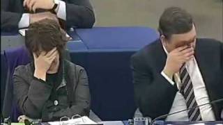 UKIP Nigel Farage MEP  European Union and its Communist roots  Feb 2010 [upl. by Anailuy]