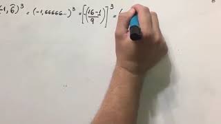 Video para Clase 2 Matemática Potencias de números periódicos [upl. by Josi524]