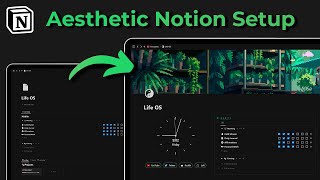 How to make your Notion dashboard more aesthetic like way more [upl. by Alliuqal]