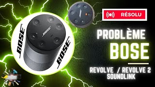 Problème enceinte BOSE revolve RÉSOLU [upl. by Anyel]