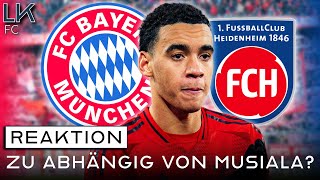 Zu abhängig von MUSIALA  Pressetalk vor FC Bayern  Heidenheim  REAKTION [upl. by Ayom342]