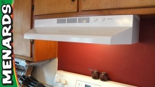 How To Install a Rangehood  Menards [upl. by Ahtebbat]