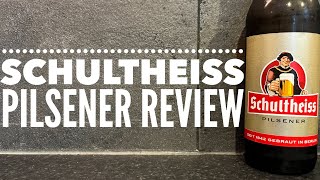 Schultheiss Pilsener Review By Schultheiss Brauerei  German Pilsener Review [upl. by Duky676]