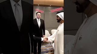 When Billionaire  Elone Musk  Meet Trillionaire  Dubai King [upl. by Arol]