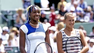 Venus Williams v Anna Kournikova  Miami 1998 Final Highlights [upl. by Kumler]