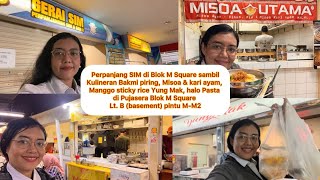 Perpanjang SIM A amp kuliner Blok M Square bakmi piring misoa ayam spageti dabu2 amp mango sticky rice [upl. by Queri]