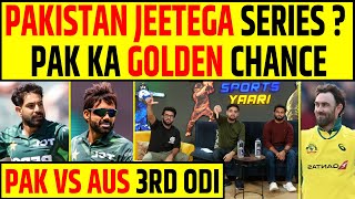 🔴PAKISTAN JEETEGA SERIES RIZWAN KI GOLDEN OPPORTUNITY PAKISTAN VS AUSTRALIA 3RD ODI [upl. by Toombs736]