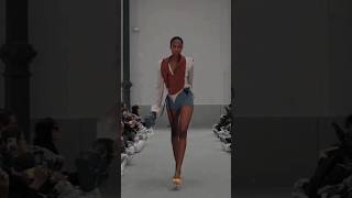 Esther Samuel slays the runway on ottolinger SS23 shorts models [upl. by Amati]