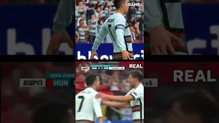 Ronaldo Euro Goal Recreated in FIFA 22 fifa fifa22 football gaming fut eafc shorts [upl. by Ikciv432]