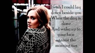 ADELE  hiding my heart away lyrics [upl. by Kelsy827]