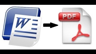 ‫شرح طريقة التحويل من وورد إلى pdf فى دقيقة واحدة convert from word to pdf‬‎ [upl. by Jasper174]