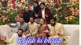 Rajab butt ki barat  full wedding vlog  rajab family [upl. by Chadabe]