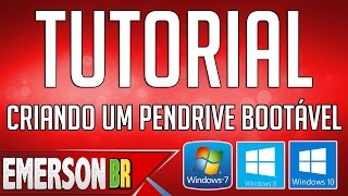 Tutorial Como criar um pendrive de boot para instalar o Windows 7 8 81 ou 10 [upl. by Anoi]