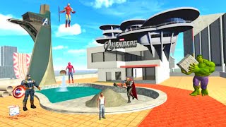 Franklin Upgrade House To Avengers House in Indian Bike Driving 3D [upl. by Nylrehs]