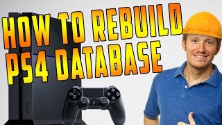 🔨 HOW TO REBUILD PS4 DATABASE EASY TUTORIAL  REDUCE PS4 LAG [upl. by Waldner]