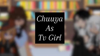 Genderbend Skk amp Sskk react to Chuuya as Tv Girl  BSD  Chuuya as Tv Girl  11  NO PART 2 [upl. by Nonah320]