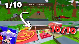 RATING PLAYERS FARMS Roblox Welcome to Farmtown 2 [upl. by Puett]