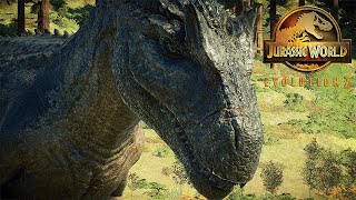 STANDOFF WITH AN ALLOSAURUS Jurassic World Chaos Theory  Jurassic World Evolution 2 [upl. by Olimac]