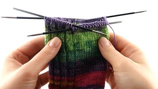 How to Knit Toeup Socks 6 Leg [upl. by Adnamas880]