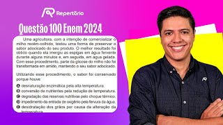 ENEM 2024 Questão 100 Uma agricultora com a intenção de comercializar [upl. by Brothers605]