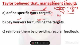 Scientific Management Theory of Taylor [upl. by Tsiuqram159]