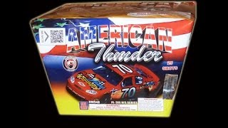 AmericanThunder of 500g AerialsDominator Fireworks500g Cakes [upl. by Jaclyn]