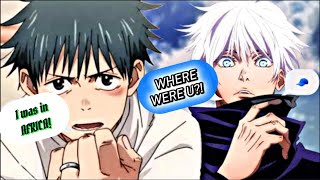 When Gojo sees Yuta again  Jujutsu Kaisen skit [upl. by Airtina449]