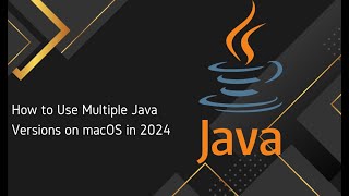 How to Use Multiple Java JDK Versions on macOS in 2024  Java versions  Java in Mac Os [upl. by Carri389]