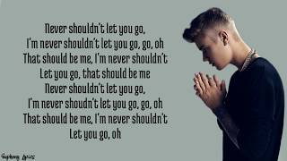 Justin Bieber  That Should Be Me Lyrics [upl. by Nnaeus]