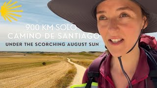 Camino De Santiago Documentary  900 km Solo Through Spain Under the Scorching August Sun [upl. by Hallette]