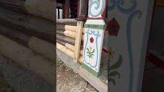 Repairing A Log Cabin Porch Railing [upl. by Kcirdaed]