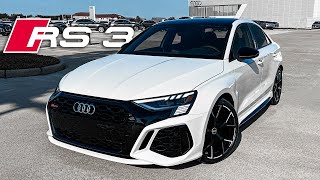 2023 Audi RS3 Walkaround Review  Exhaust Sound amp Launch [upl. by Hardwick]