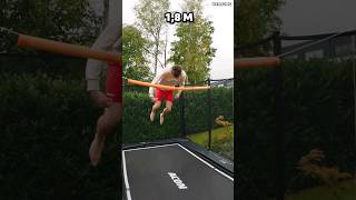 Wer spring HÖHER auf dem Trampolin aconx parkour challenge [upl. by Tecil]