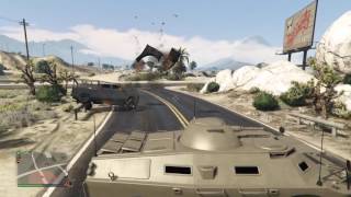 Découverte et test des mitrailleuse sur l APC  gta5 [upl. by Ramon]