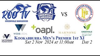 Kookabburra Men’s Premier Firsts Two Day Rd 3 Day 2 [upl. by Vivi580]