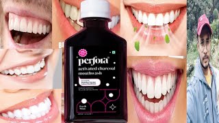 Perfora Activated Charcoal Mouthwash  Honest Review [upl. by Dinesh]