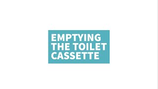 How to Empty the Toilet Cassette in a Motorhome [upl. by Eilyw]