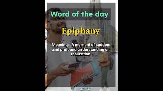 quotWord of the Day Epiphany ✨  Expand Your Vocabulary with English Planetquot english shorts [upl. by Aisyle61]