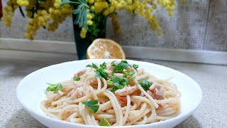 Makarona me Karkaleca  Shrimp Pasta recipe [upl. by Ayatnwahs]