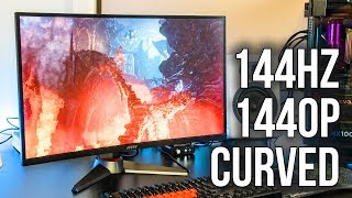 MSI Optix MAG27CQ Gaming Monitor Review [upl. by Noyk540]