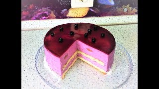 Муссовый торт quot Чёрная смородинаquot Muscovy cake quot Black currant [upl. by Naoh901]