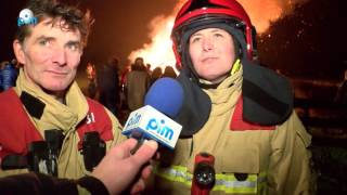 Kerstboomverbranding Marken en Broek in Waterland 2017 [upl. by Diego438]