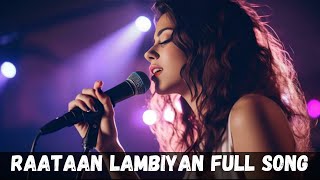 Raataan Lambiyan full song  Shershaah Full Song  Cover by saba faryad coversong sabafaryad [upl. by Eednim]